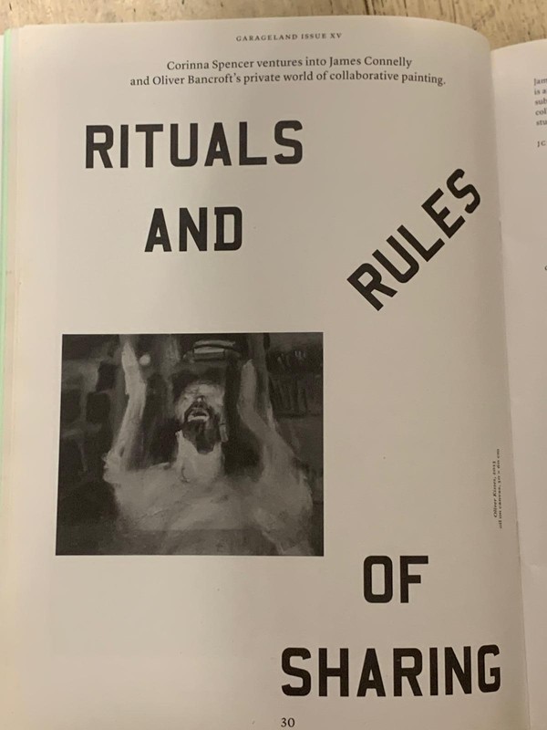 Opening page of Rituals and Rules of Sharing in Garageland, Issue XV